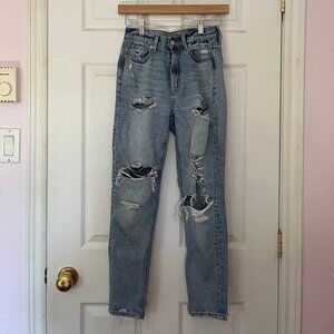 American Eagle High Rise Mom Jeans